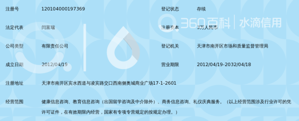 天津康信健康信息咨询
